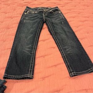 Miss Me Dark Wash Capris